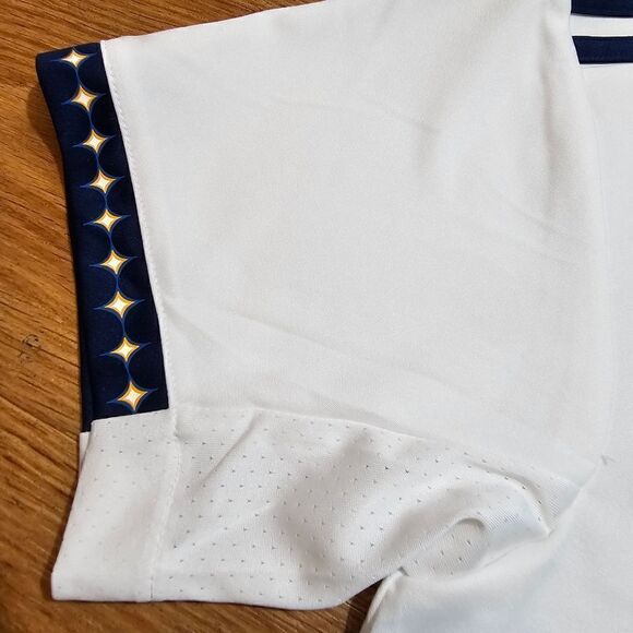 Adidas LA Galaxy 22/23 Soccer Home Jersey Medium M White Navy Blue Brand New - Picture 7 of 12